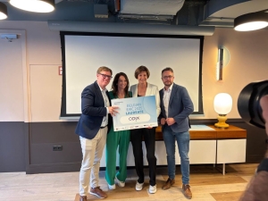 ODIX medical lauréate wallonne de la finale belge de l’EWC 2025